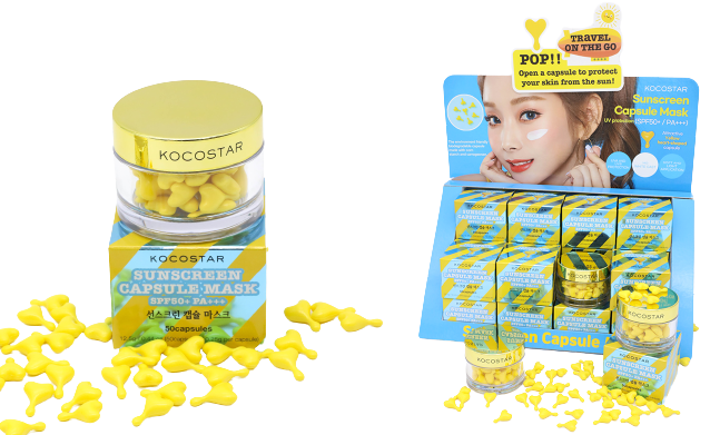 KOKOSTAR SUNSCREEN 50 CAPSULAS MASK