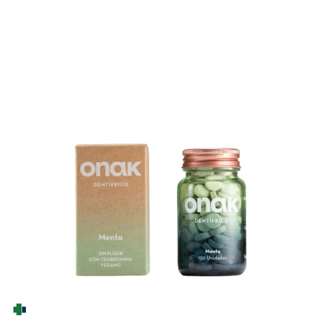 ONAK DENTIFRICO SOLIDO NATURAL 160 UNIDADES
