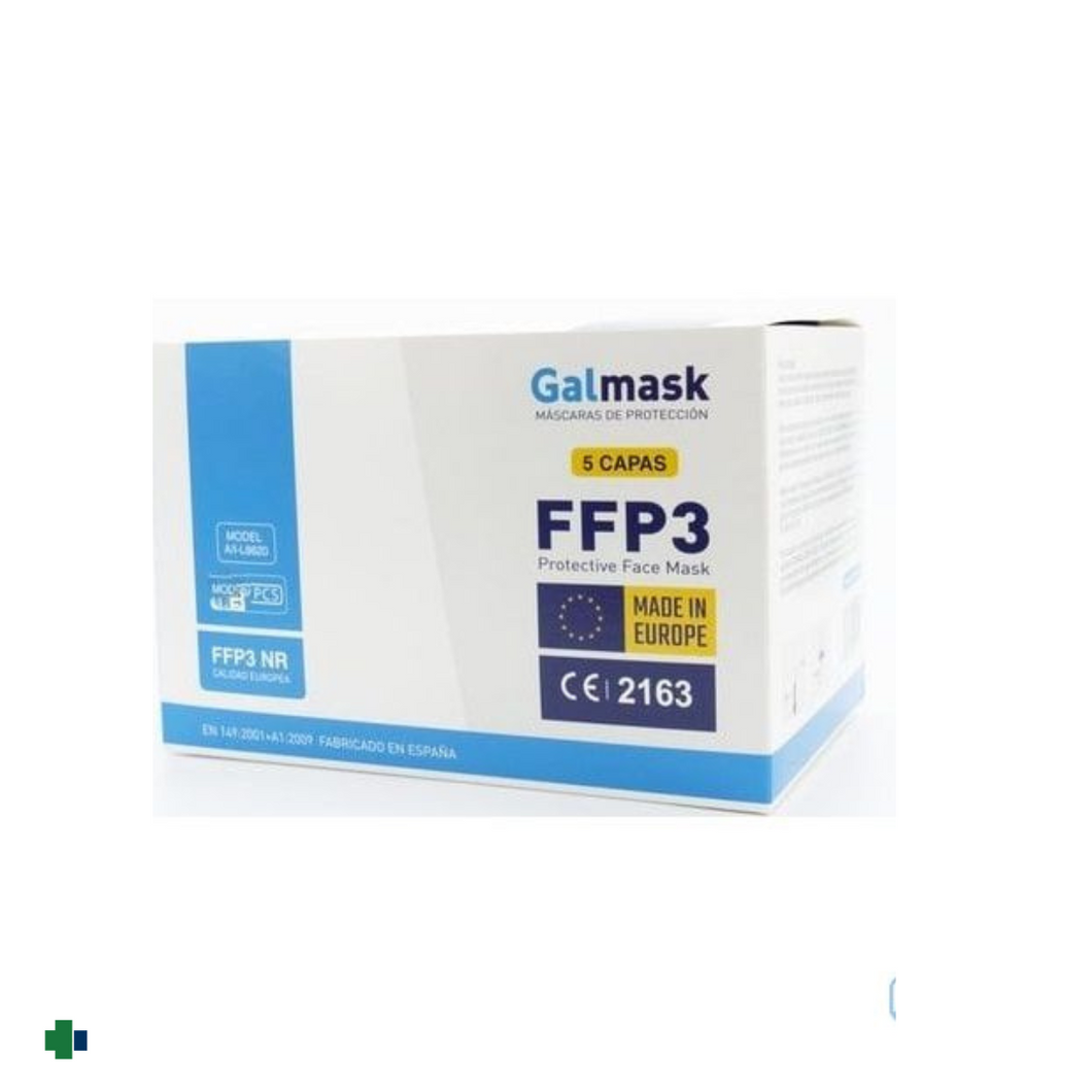 MASCARILLAS GALMASK FFP3  CAJA 30 UNIDADES