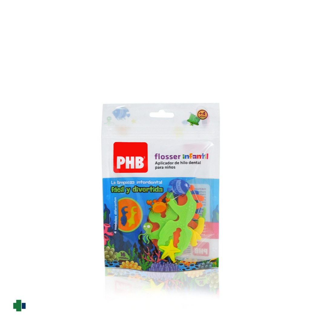 PHB FLOSSER INFANTIL 16 UNIDADES