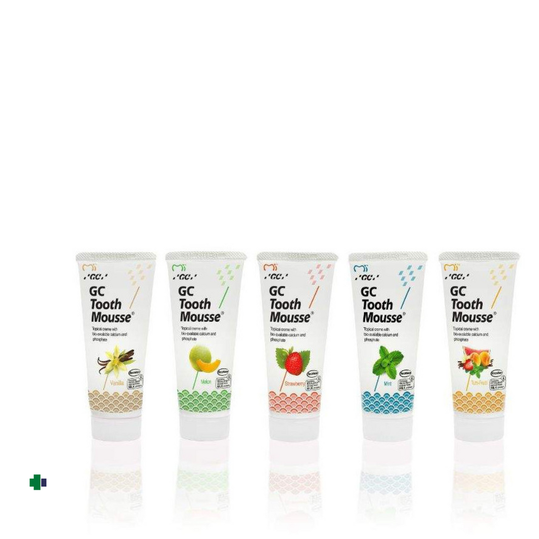 GC TOOTH MOUSSE LOTE 5 PASTAS SABORES VARIADOS