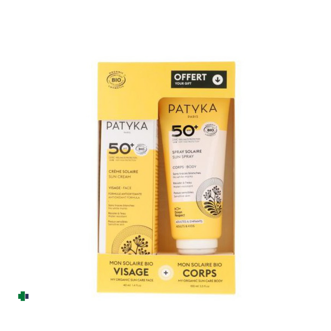 PATYKA COFRE SOLAR FACIAL S 40 ML + SPRAY SOLAR CORPORAL SPF 50+