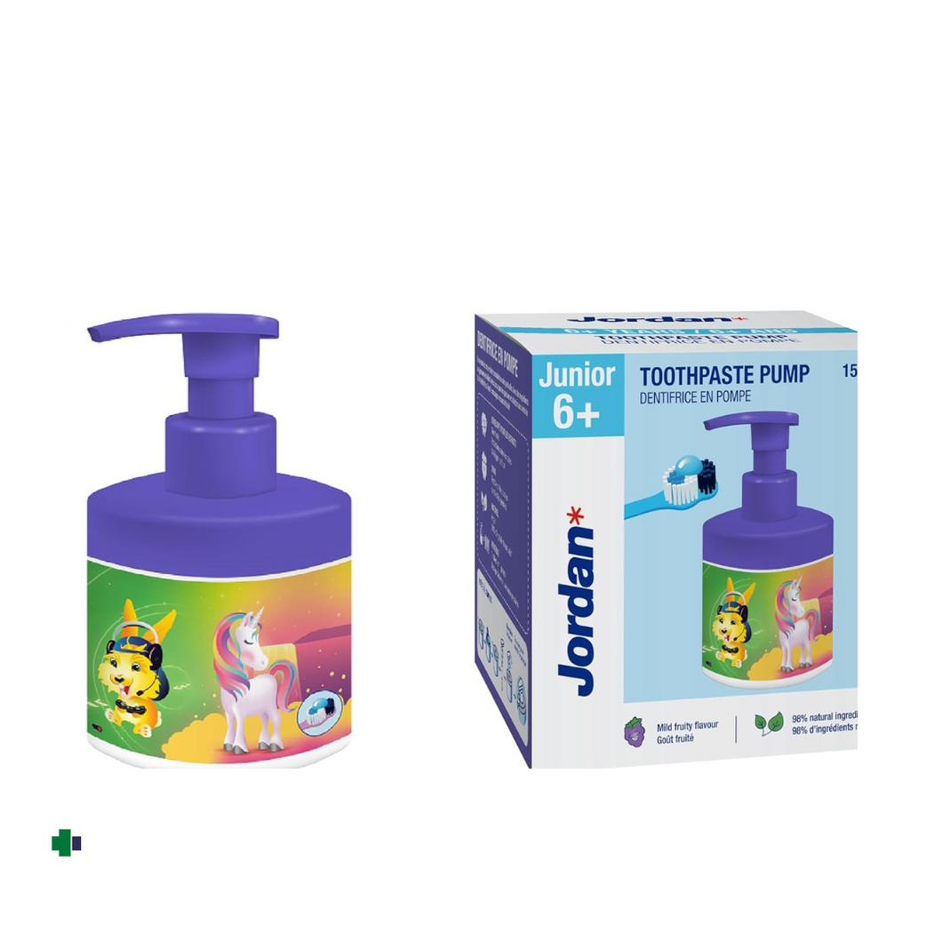 JORDAN PASTA DENTAL JUNIOR DOSIFICADOR 150 ML