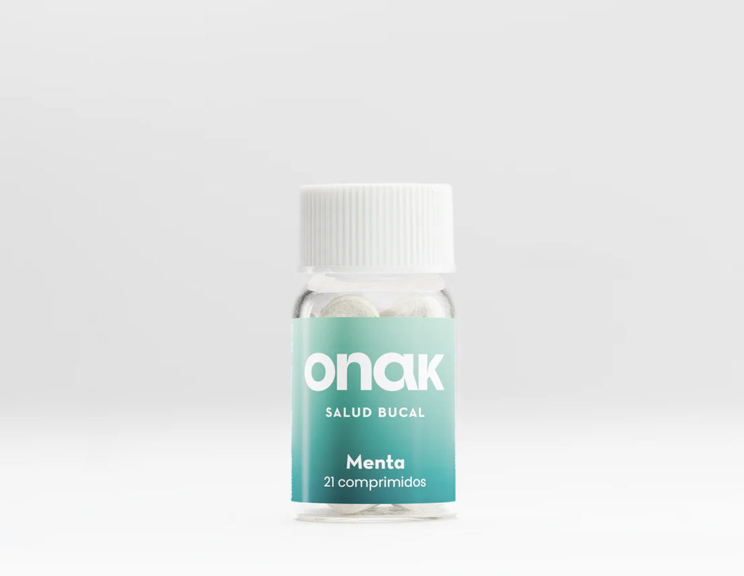 ONAK PASTA DENTIFRICA  21 COMPRIMIDOS MENTA