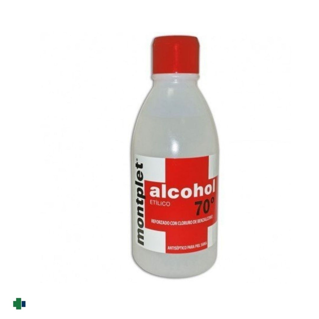 ALCOHOL 70º MONTPLET 1 FRASCO 250 ML