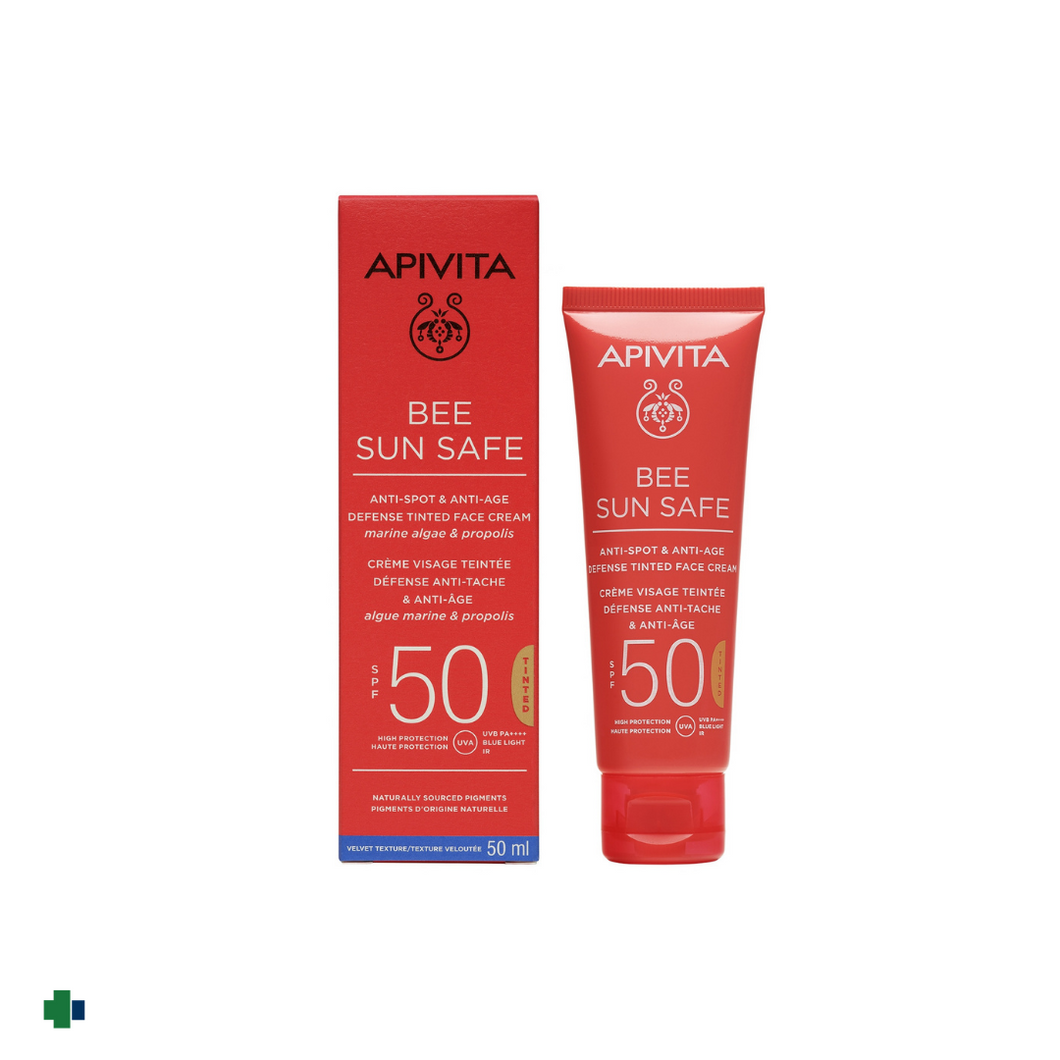 APIVITA BEE SUN SAFE GEL&CREMA  CON COLOR SPF 50+ 50ML