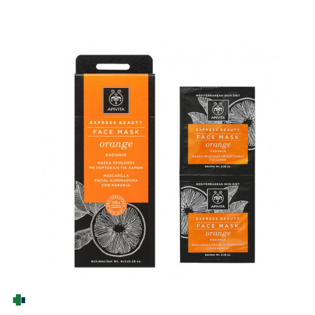 APIVITA  MASCARILLA EXPRESS REVITALIZANTE CON NARANJA