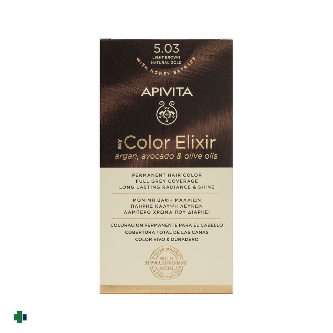 APIVITA TINTE 5.03 CASTAÑO CLARO NATURAL DORADO