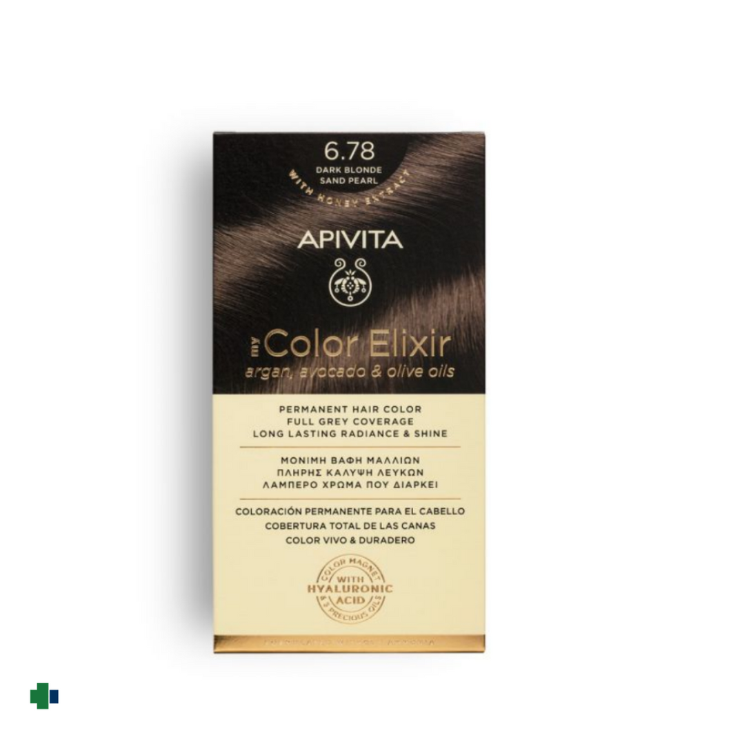 APIVITA TINTE 6.78 RUBIO OSCURO ARENA PERLADO