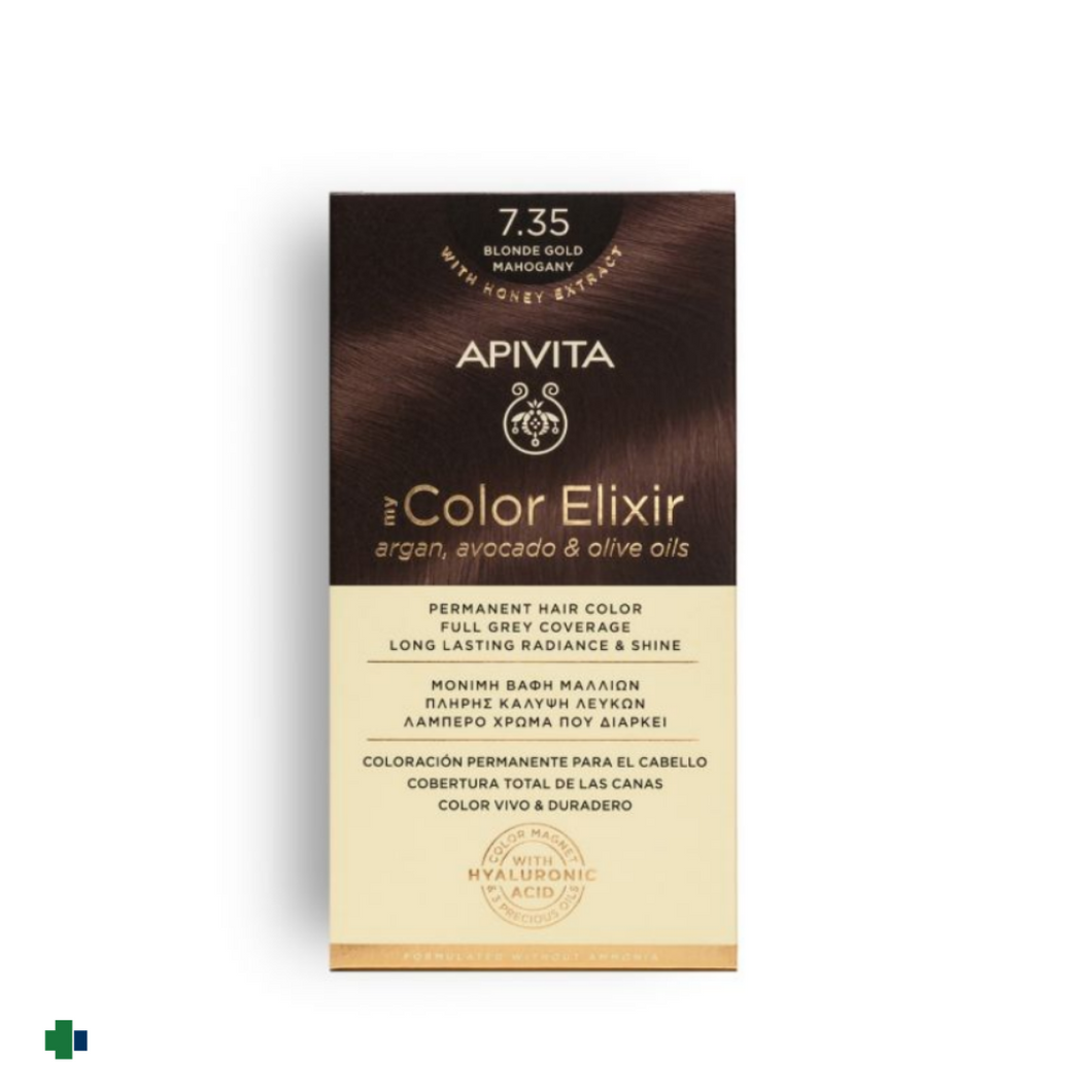 APIVITA TINTE 7.35 RUBIO DORADO CAOBA