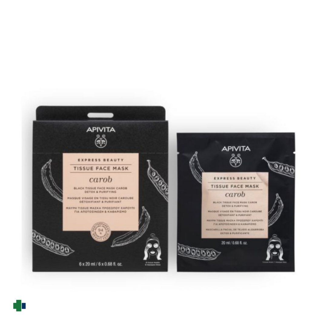 APIVITA TISSSUE FACE MASK CAROB