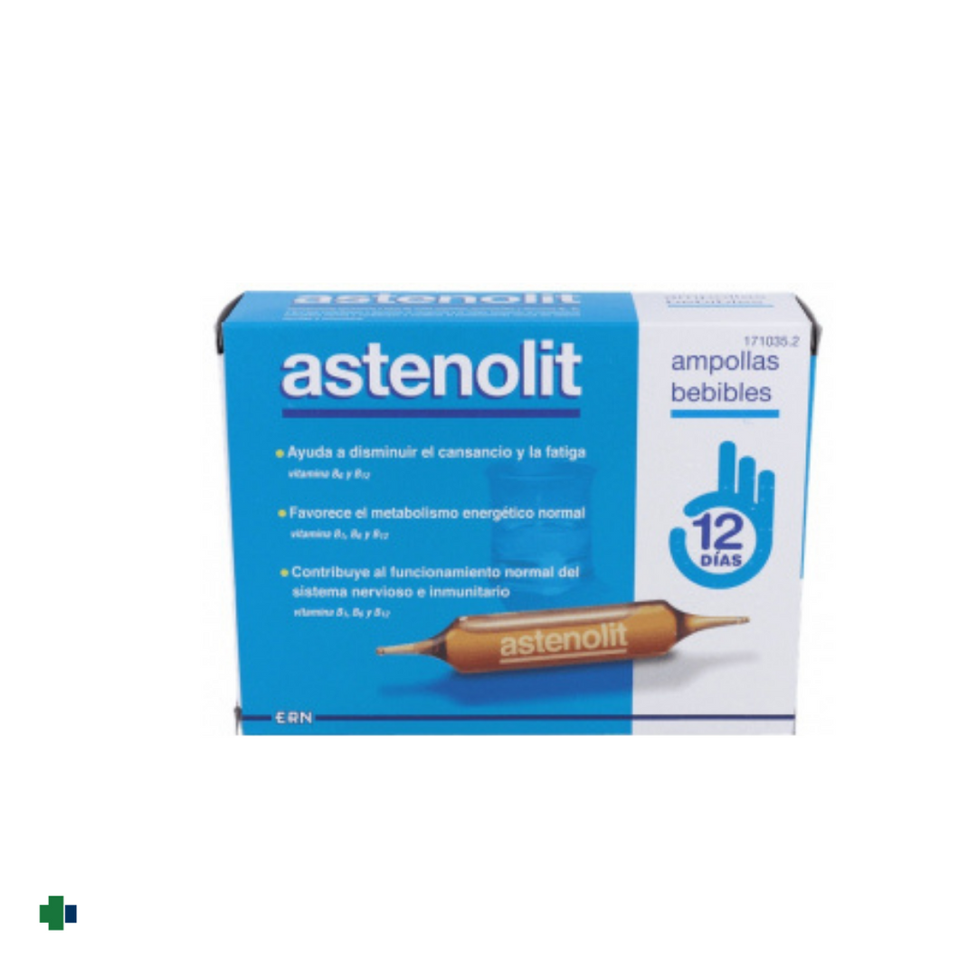 ASTENOLIT 12 AMPOLLAS