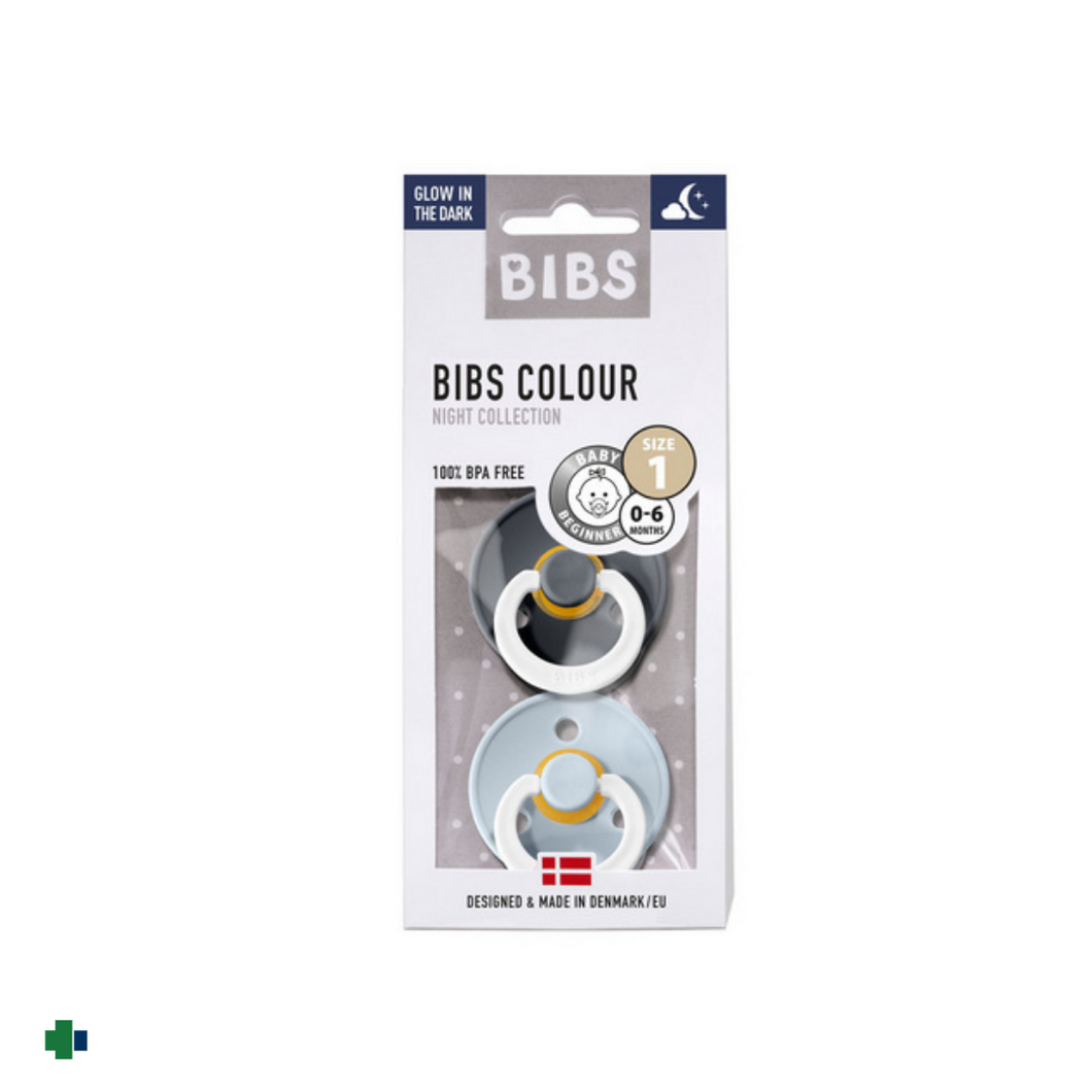CHUPETE BIBS NIGHT IRON/BLUE 0-6 MESES