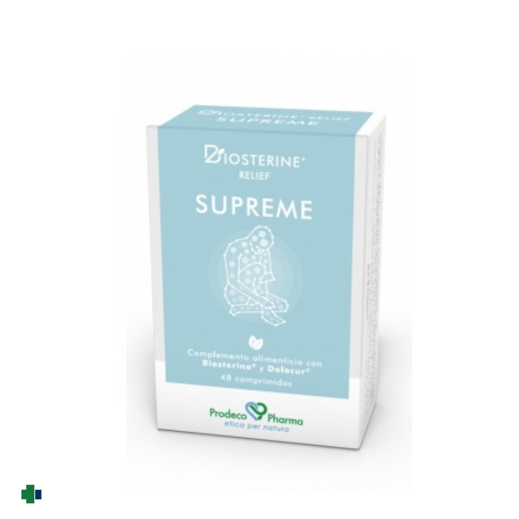 RELIEF BIOSTERINE  SUPREME 12 COMPRIMIDOS