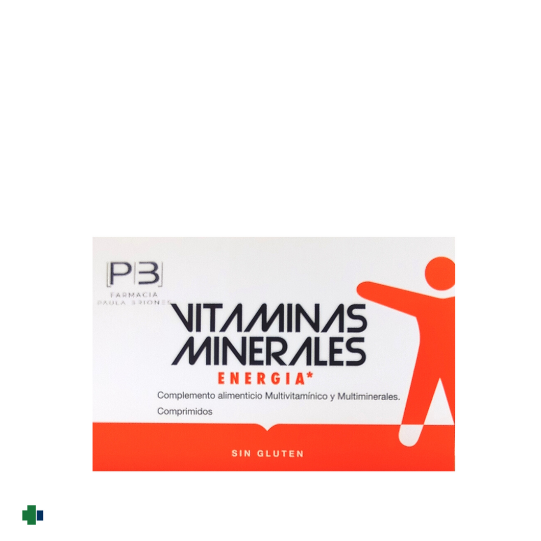 P|B VITAMINAS & MINERALES 30 COMPRIMIDOS
