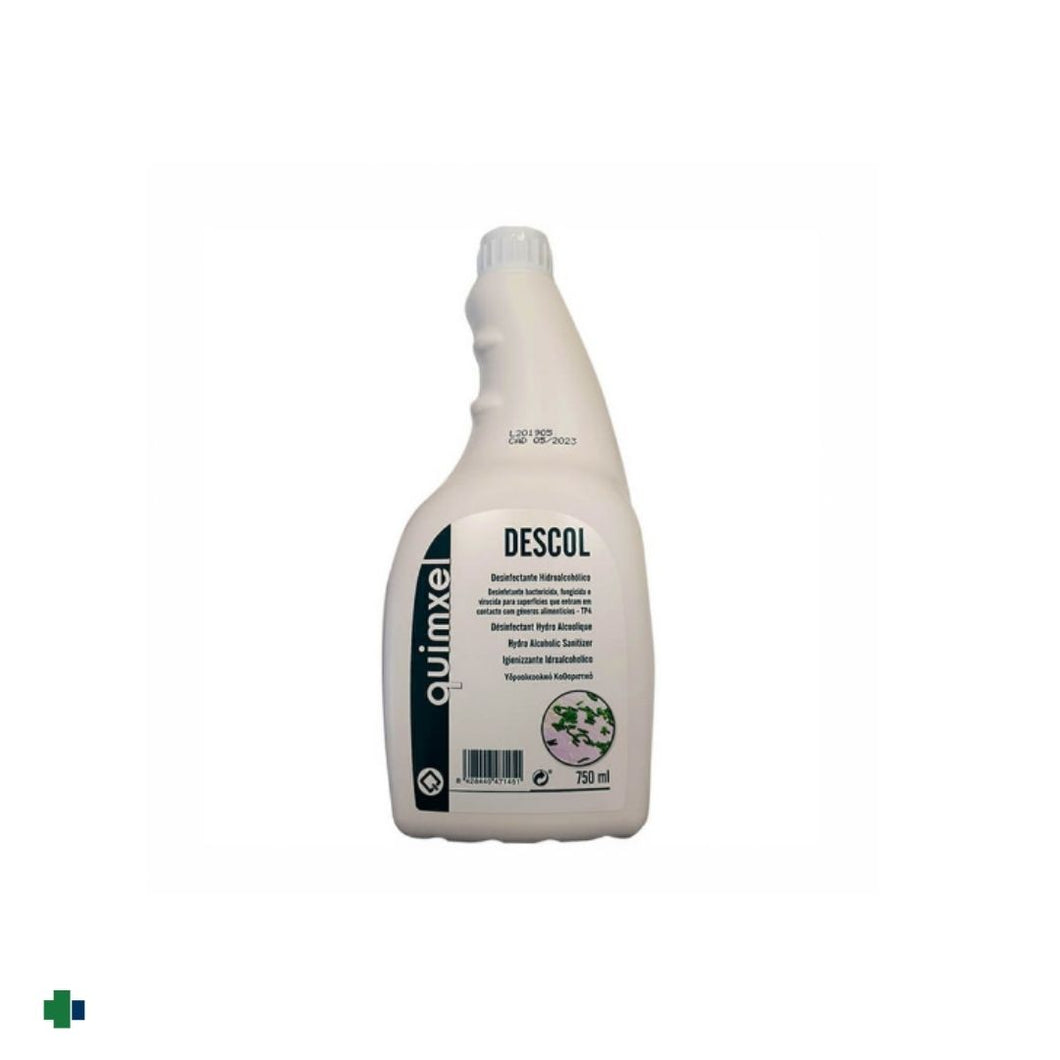 DESCOL DESINFECTANTE HIDROALCOHOLICO DE SUPERFICIES 750 ML