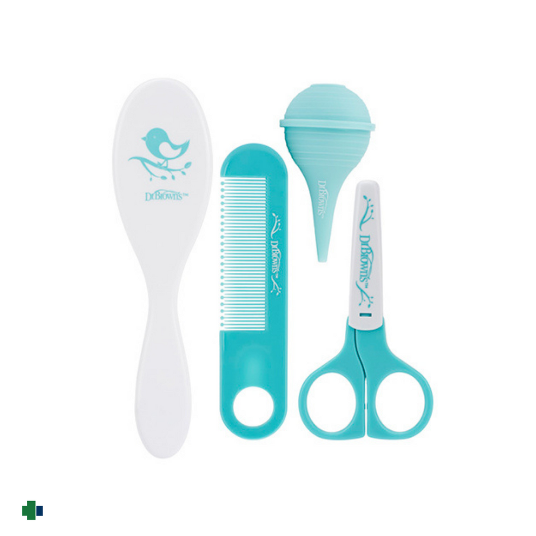 DR BROWN´S BABY CARE KIT (CEPILLO&PEINE+TIJERA+ASPIRADOR NASAL)