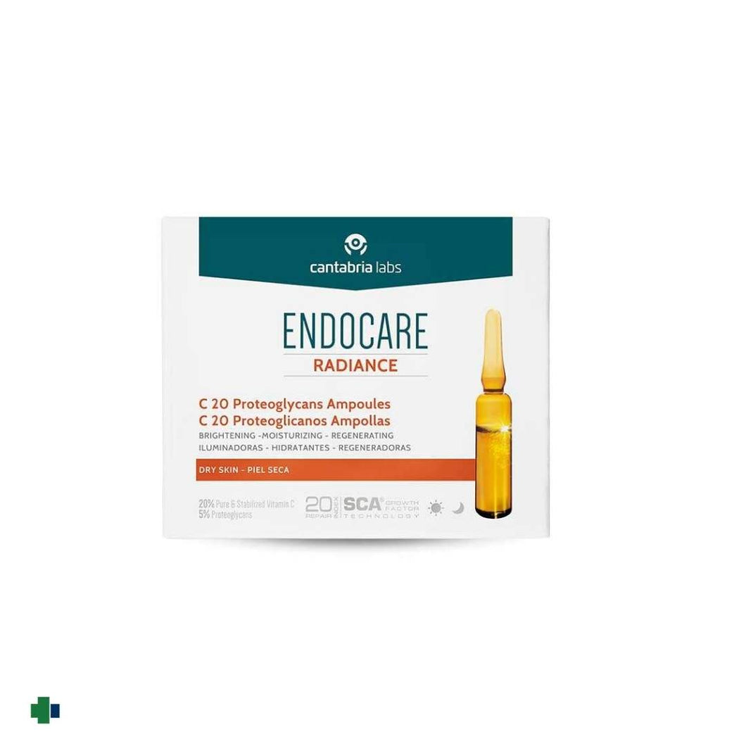 ENDOCARE RADIANCE C20 PROTEOGLICANOS 10 AMPOLLAS 2ML