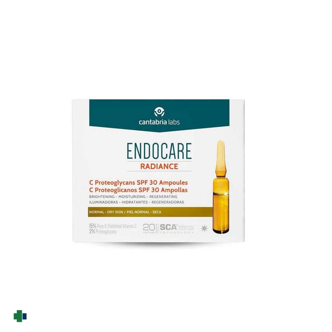 ENDOCARE C PROTEOGLICANOS 30 AMPOLLAS ANTIOXIDANTES HIDRATANTES ILUMINADORAS REGENERADORAS 30 AMPOLLAS PIEL NORMAL-SECA