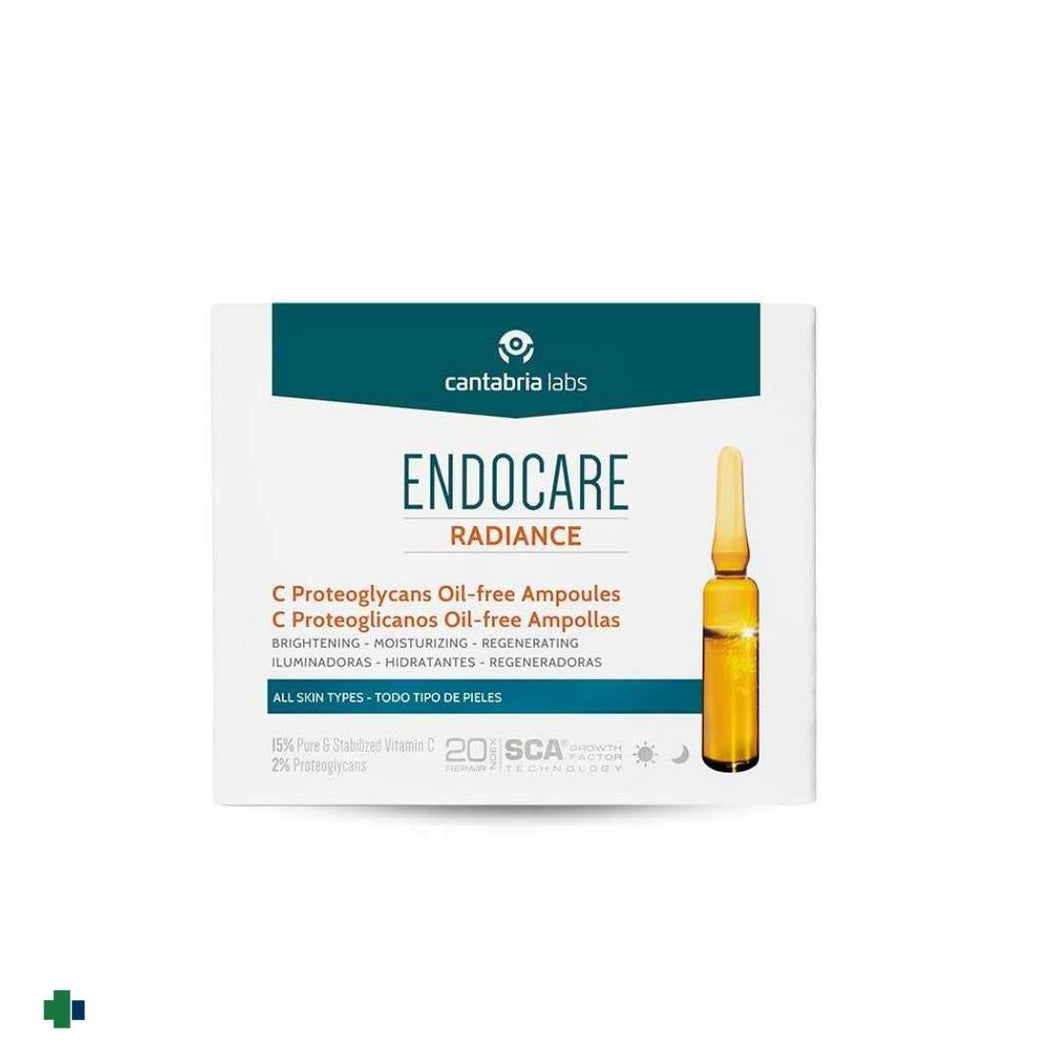 ENDOCARE RADIANCE C PROTEOGLICANOS OIL-FREE 30 AMPOLLAS PTODO TIPO DE PIELES