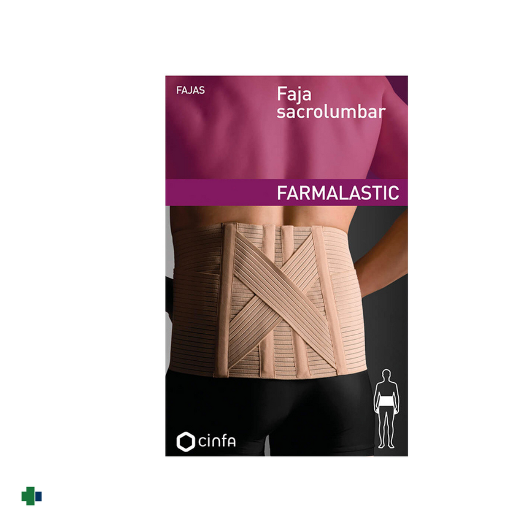 FARMALASTIC FAJA SACROLUMBAR  COLOR BEIGE