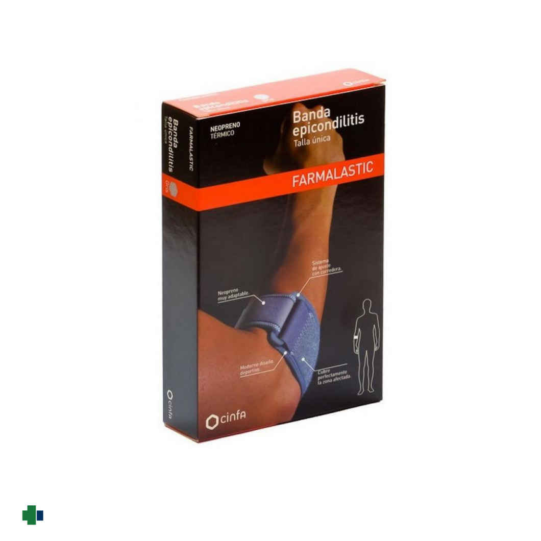 CODERA CON  BANDA EPICONDILITIS FARMALASTIC NEOPRENO TALLA UNICA