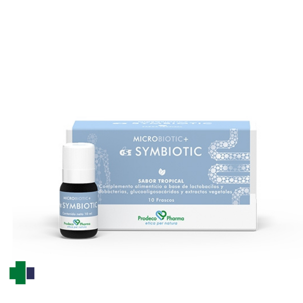 MICROBIOTIC+ GSE SYMBIOTIC  10 FRASCOS SABOR TROPICAL