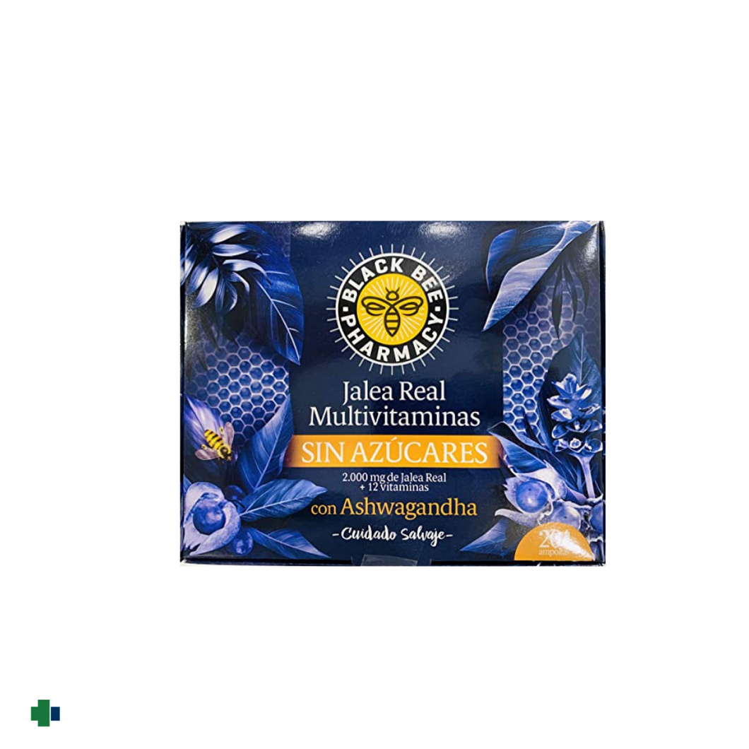 JALEA REAL MULTIVITAMINAS CON ASHWAGANDHA 20 AMPOLLAS