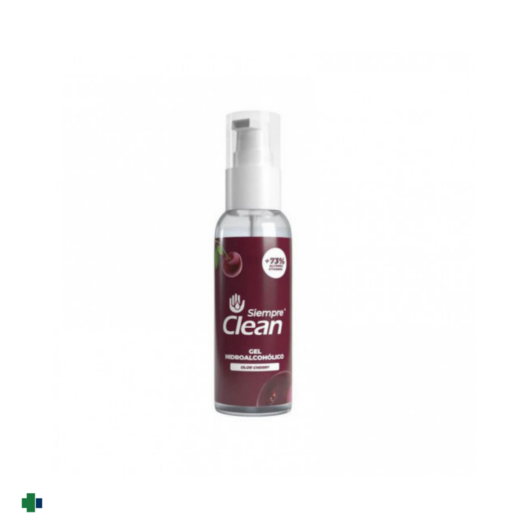 SIEMPRE CLEAN GEL HIDROALCOHOLICO CHERRY 60ML.