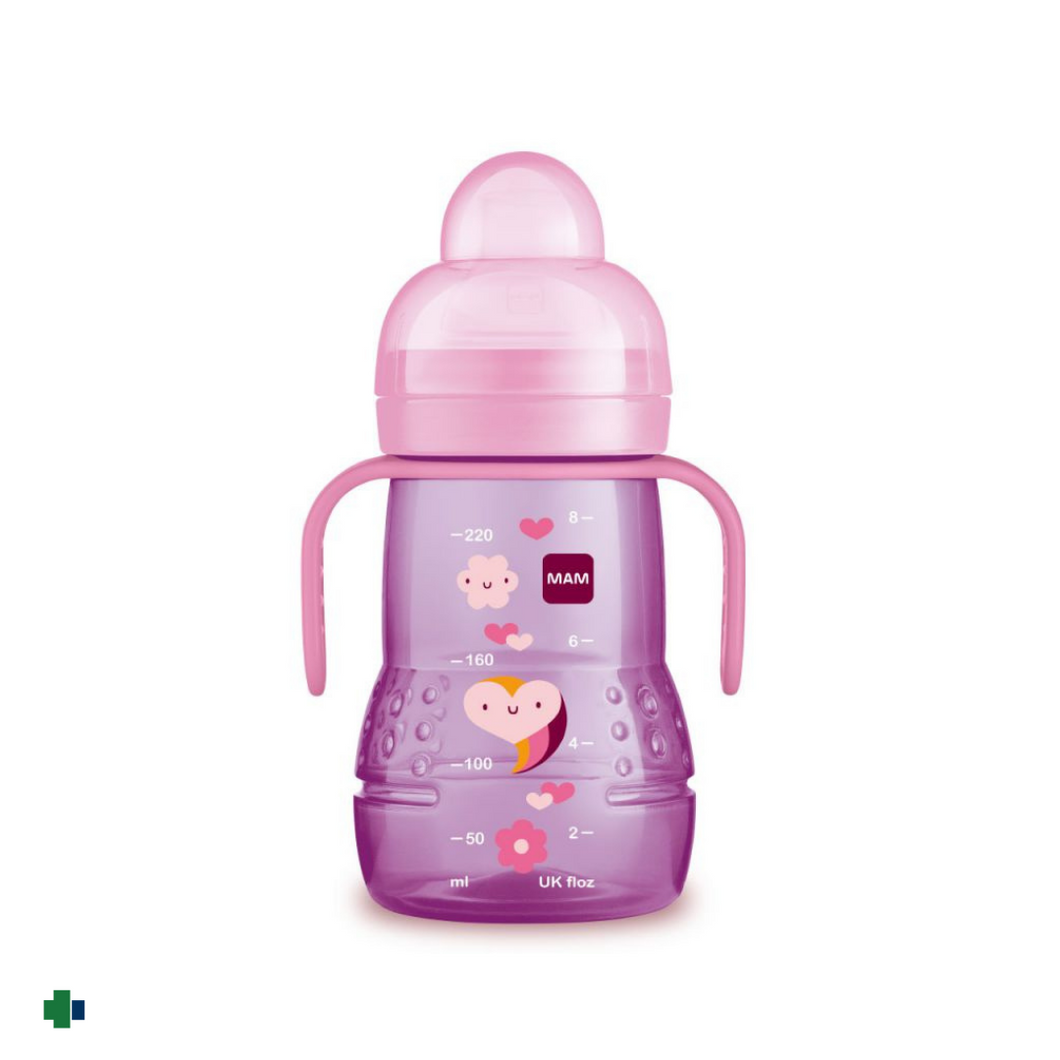 MAM BIBERON TRAINER 220 ML  4+ MESES
