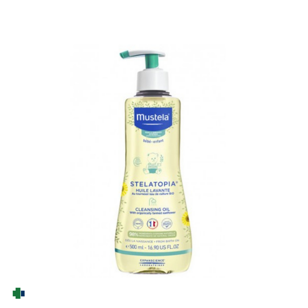 MUSTELA STELATOPIA ACEITE DE DUCHA Y BAÑO 500 ML