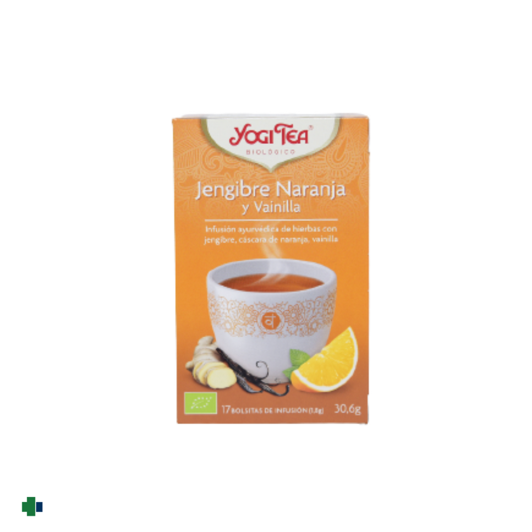 YOGI TEA JENJIBRE & NARANJA Y VAINILLA
