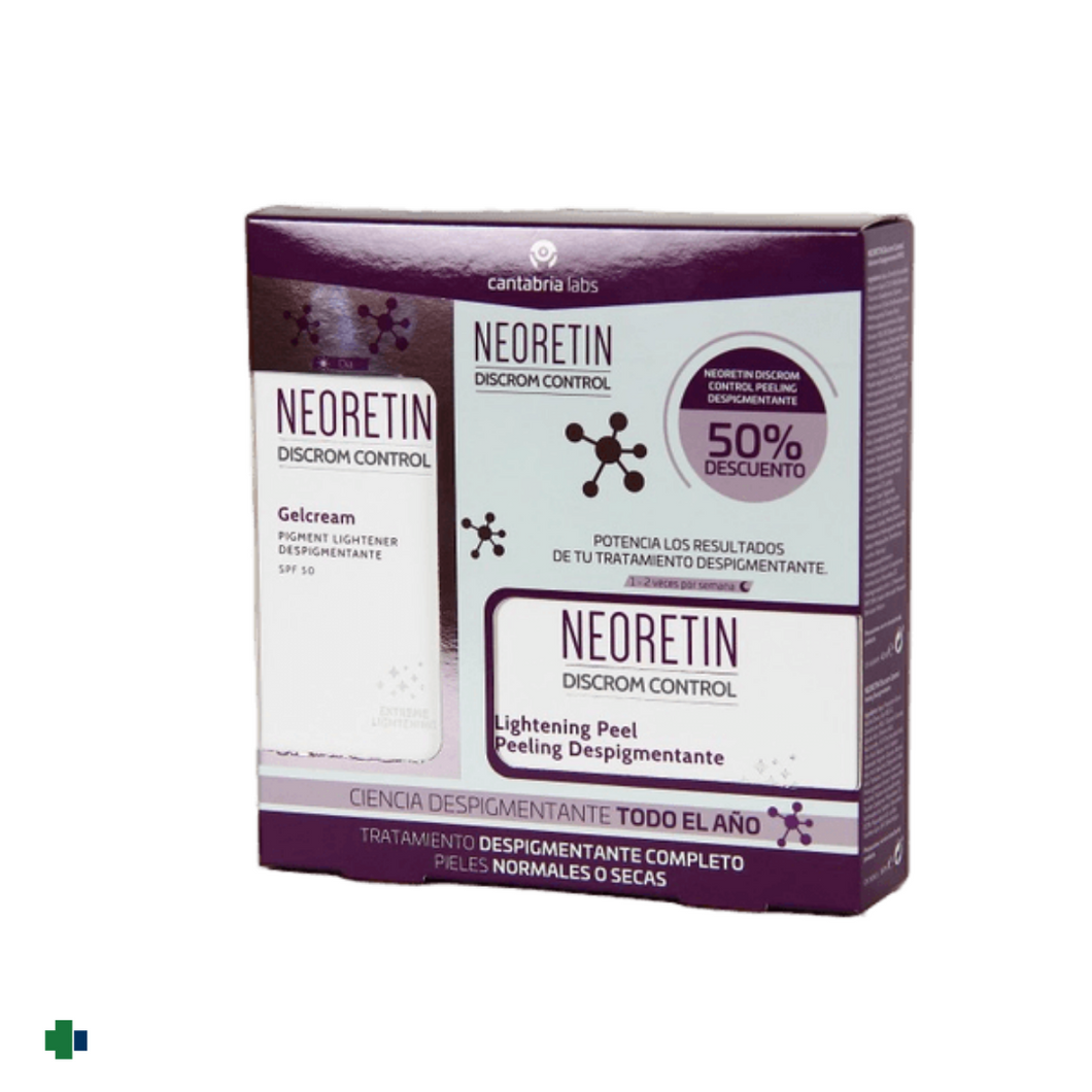NEORETIN PACK GEL CREMA  & DISCOS  NEORETIN DISCOM CONTROL PEELING