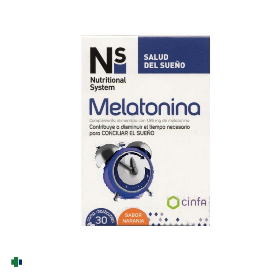 NS MELATONINA  30 COMPRIMIDOS MASTICABLES