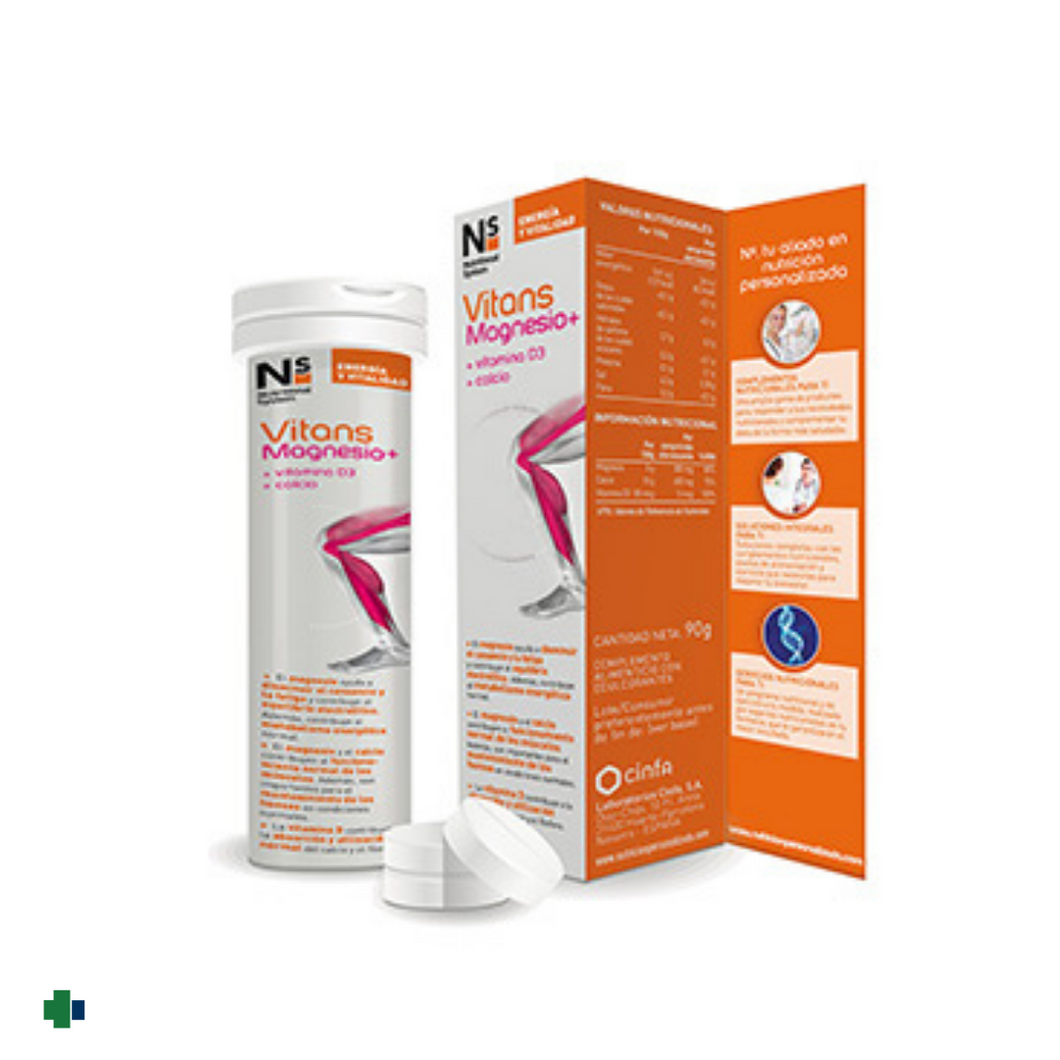 NS VITANS MAGNESIO+ 15 COMPRIMIDOS SABOR NARANJA