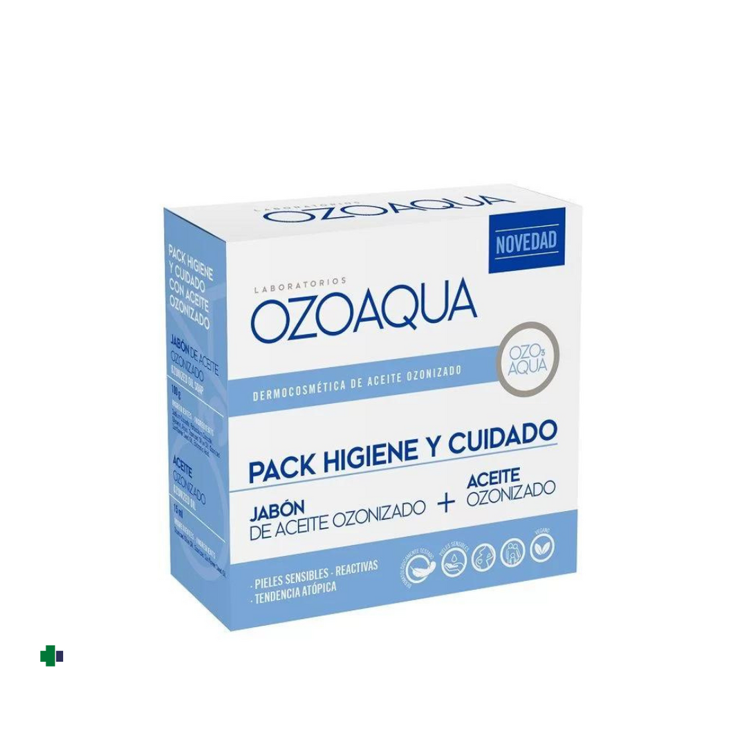 OZOAQUA PACK HIGIENE Y CUIDADO : ACEITE 15ML+PASTILLA DE JABON