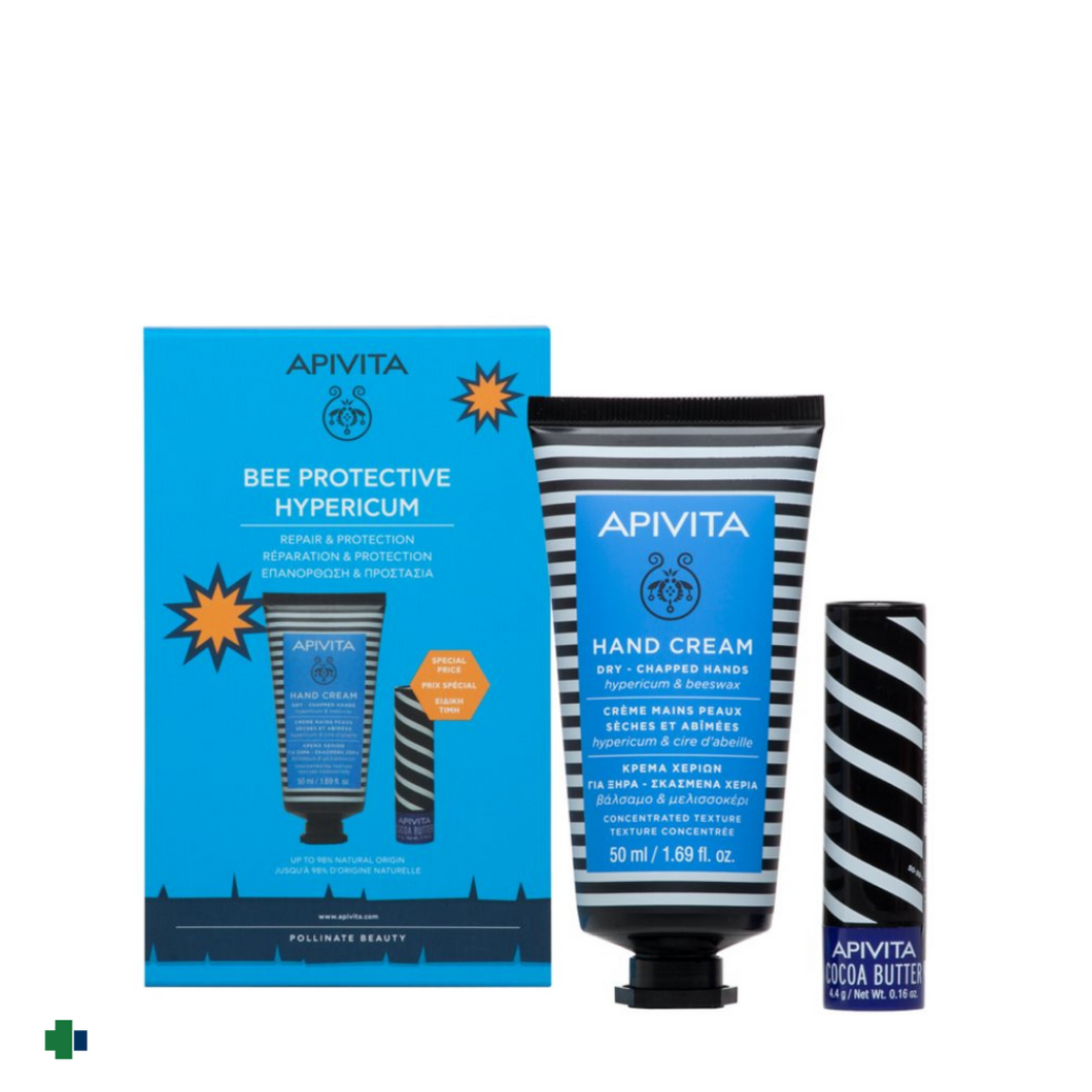 APIVITA PACK CREMA DE MANOS 50 ML + LABIAL MANTECA DE CACAO
