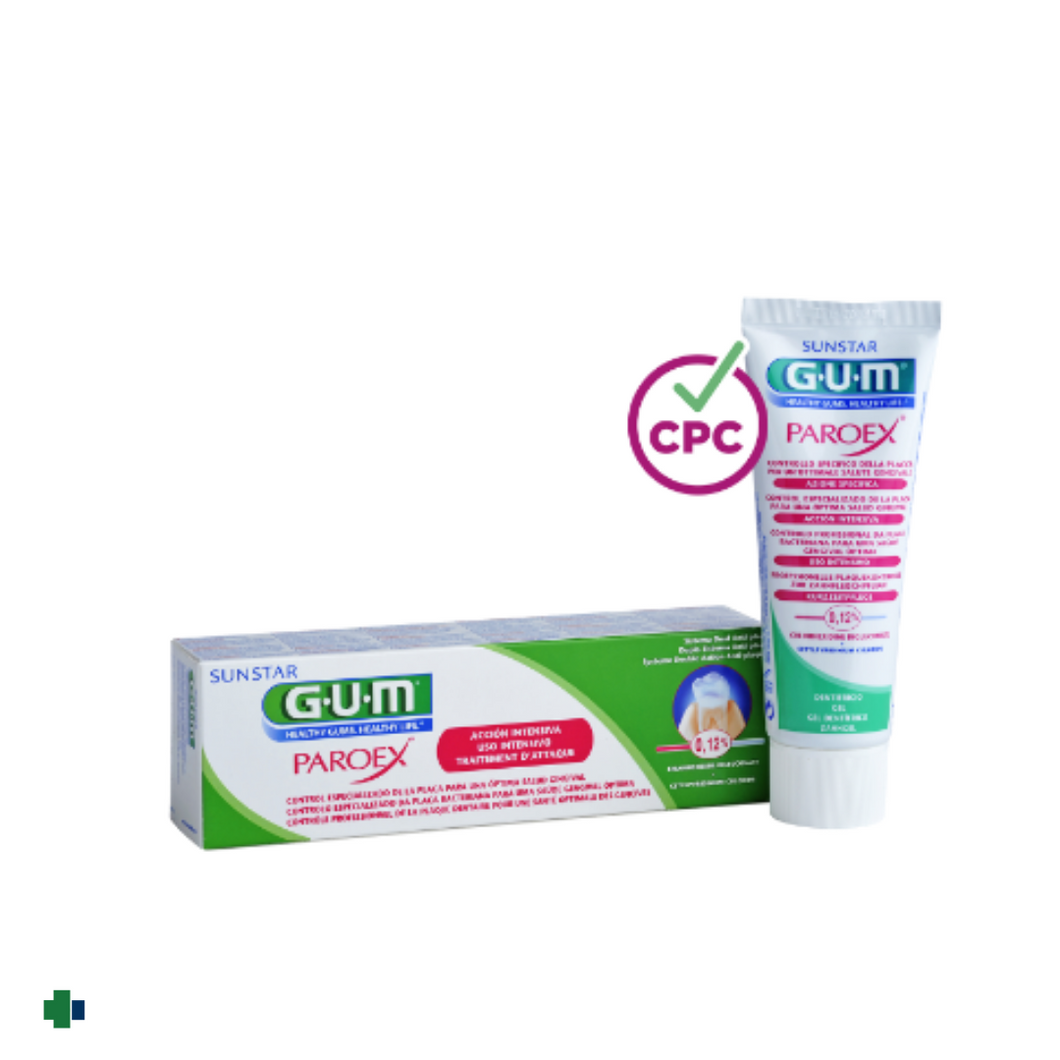 PAROEX GEL DENTAL TRATAMIENTO CLORHEXIDINA 0.12  + CPC - 75 ML