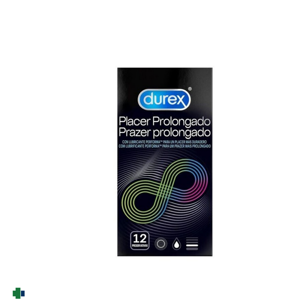 PRESERVATIVO DUREX  PLACER PROLONGADO 12 UNIDADES