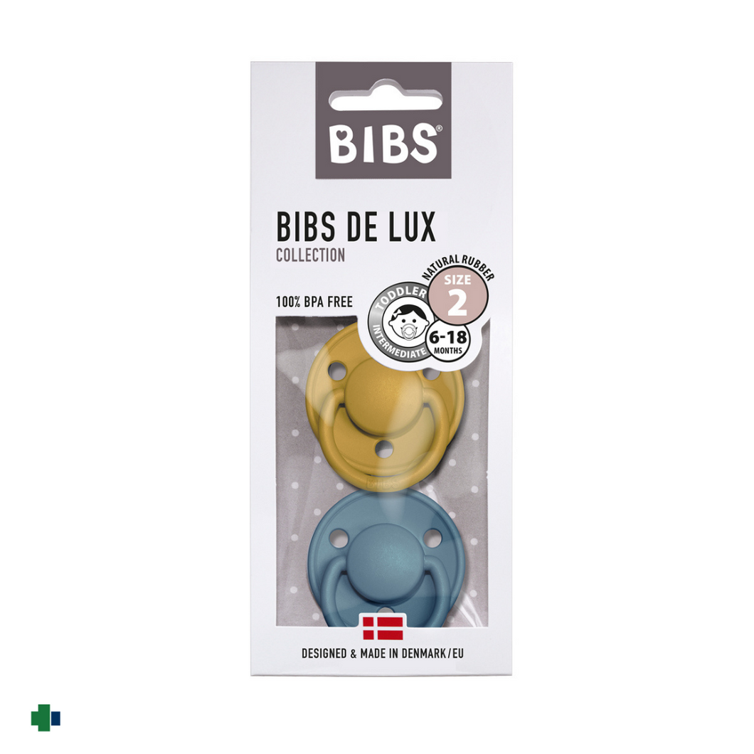 CHUPETE BIBS SUPREME MUSTARD/PETROL 0-6 MESES