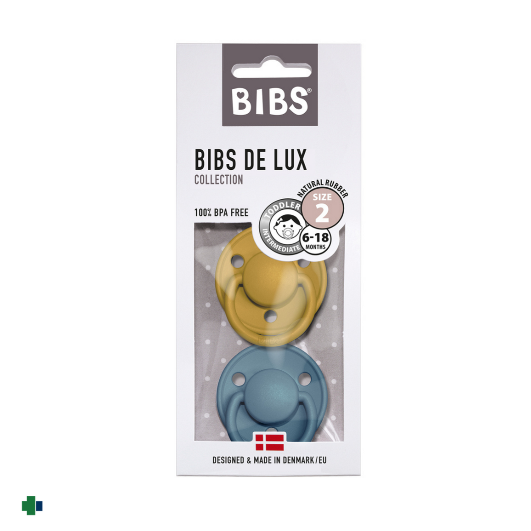 CHUPETE BIBS SUPREME MUSTARD/PETROL 0-6 MESES – Farmacia Paula Briones