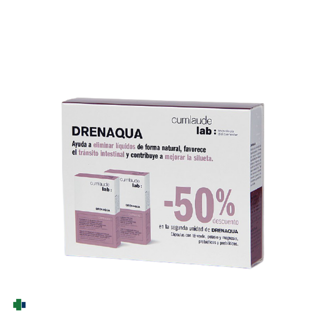CUMLAUDE DRENAQUA DUPLO30 CAPSULAS  - 2º UNIDAD AL 50%