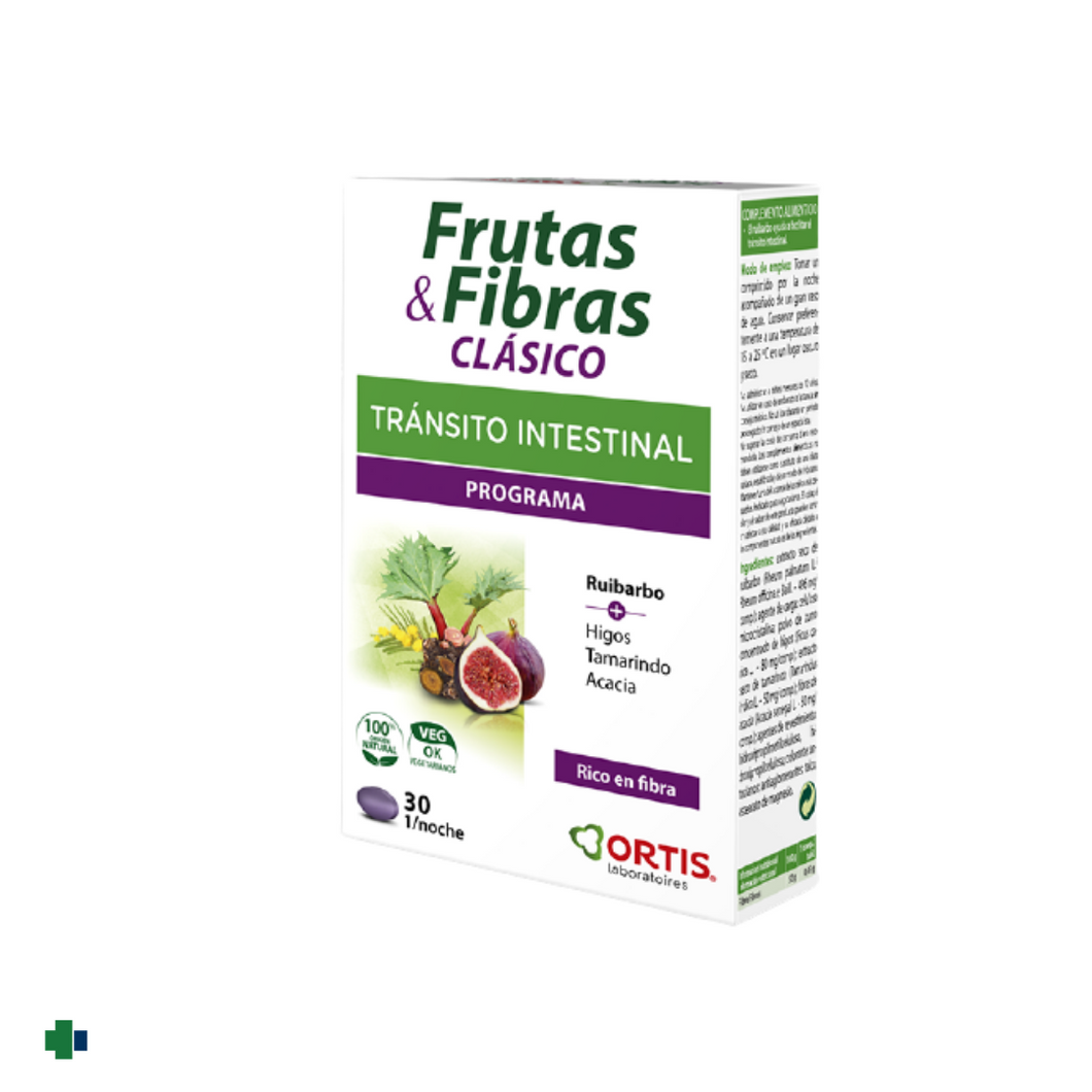 ORTIS FRUTAS&FIBRA CLASICO 30 COMPRIMIDOS