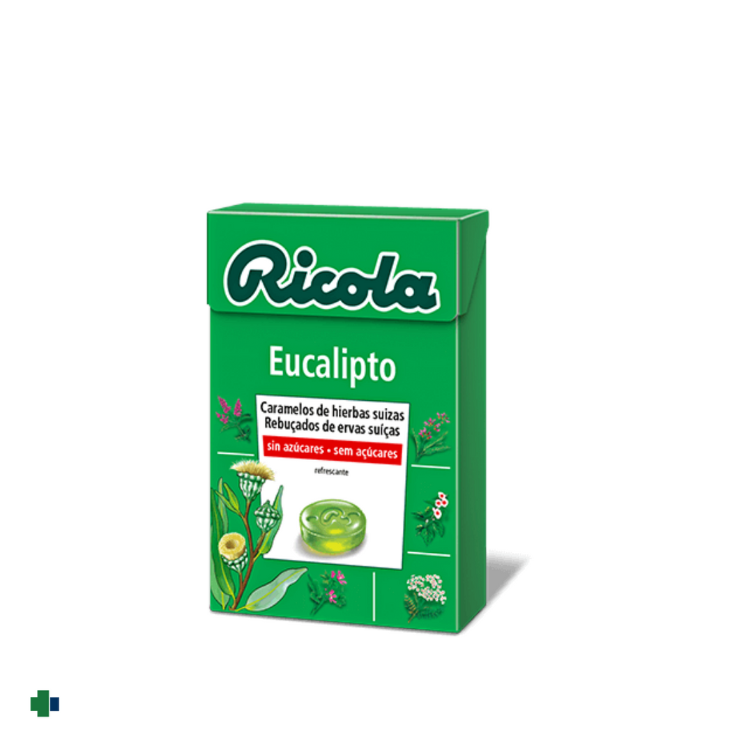 RICOLA CARAMELOS EUCALIPTUS S/AZ