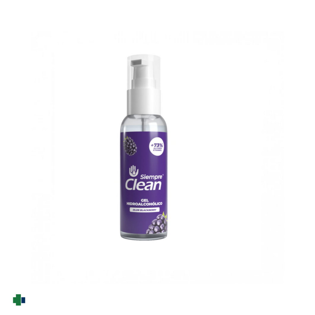 SIEMPRE CLEAN GEL HIDROALCOHOLICO BLACKBERRY 60ML