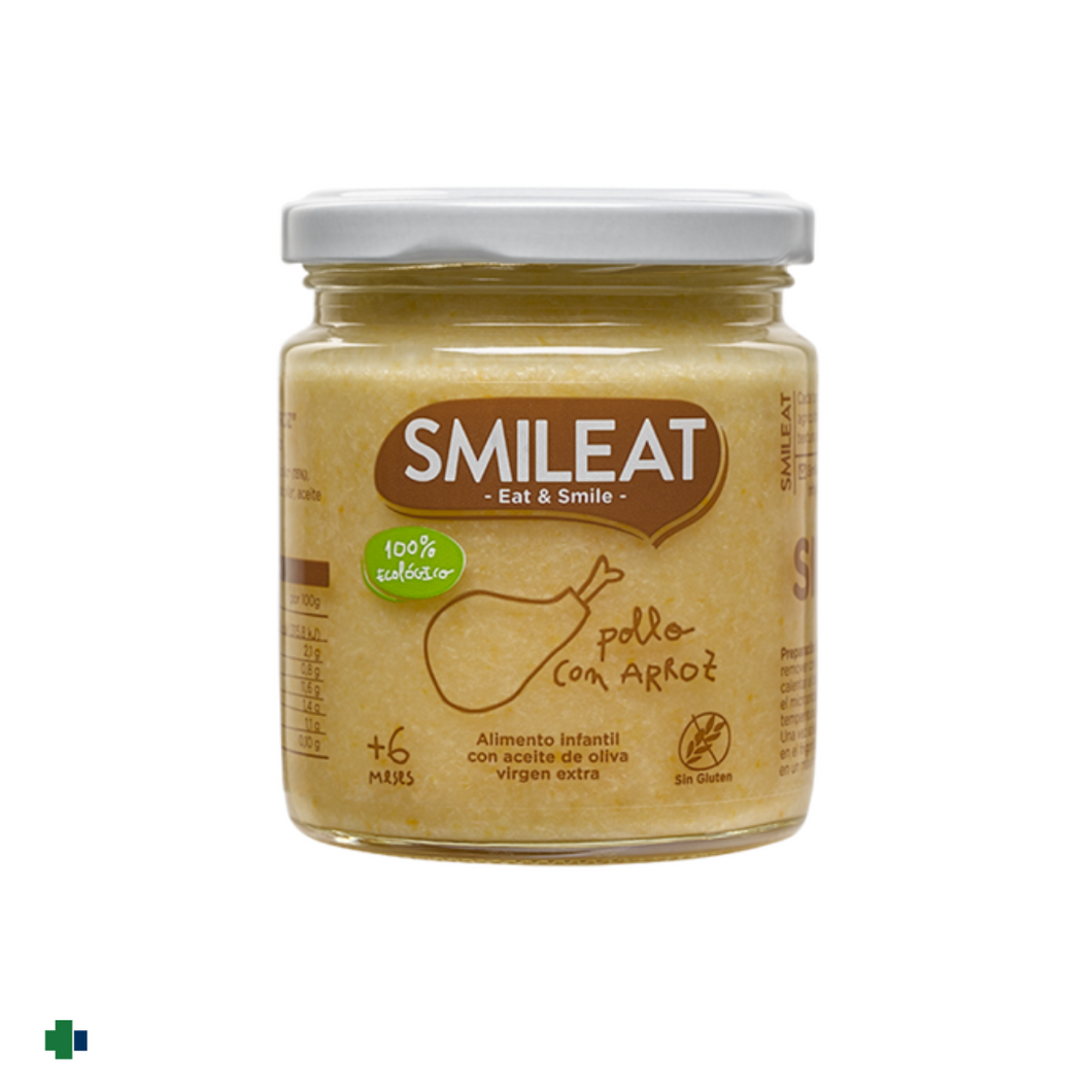 SMILEAT POTITO ECOLÓGICO POLLO CON ARROZ 230 GR.