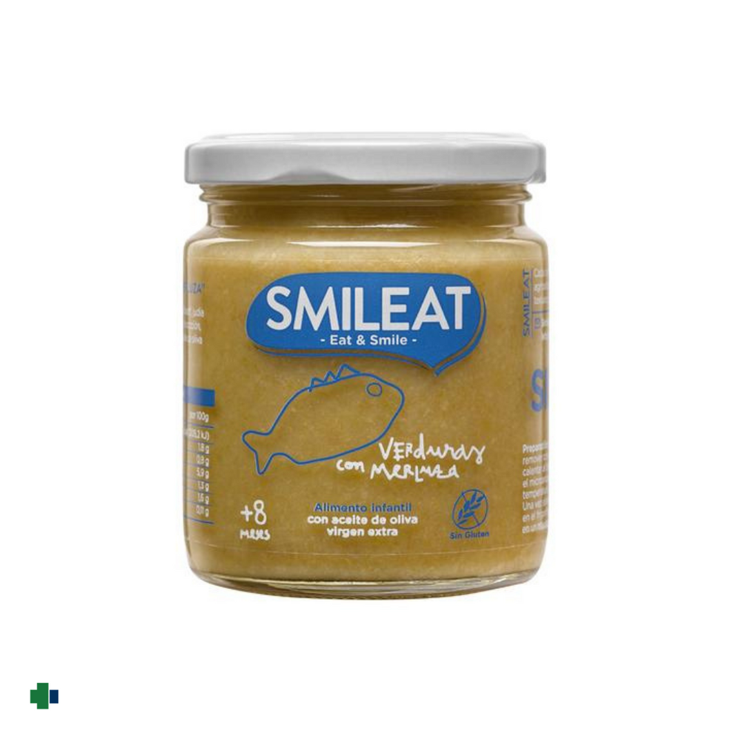 SMILEAT POTITO ECOLÓGICO VERDURA CON MERLUZA 230 GR.