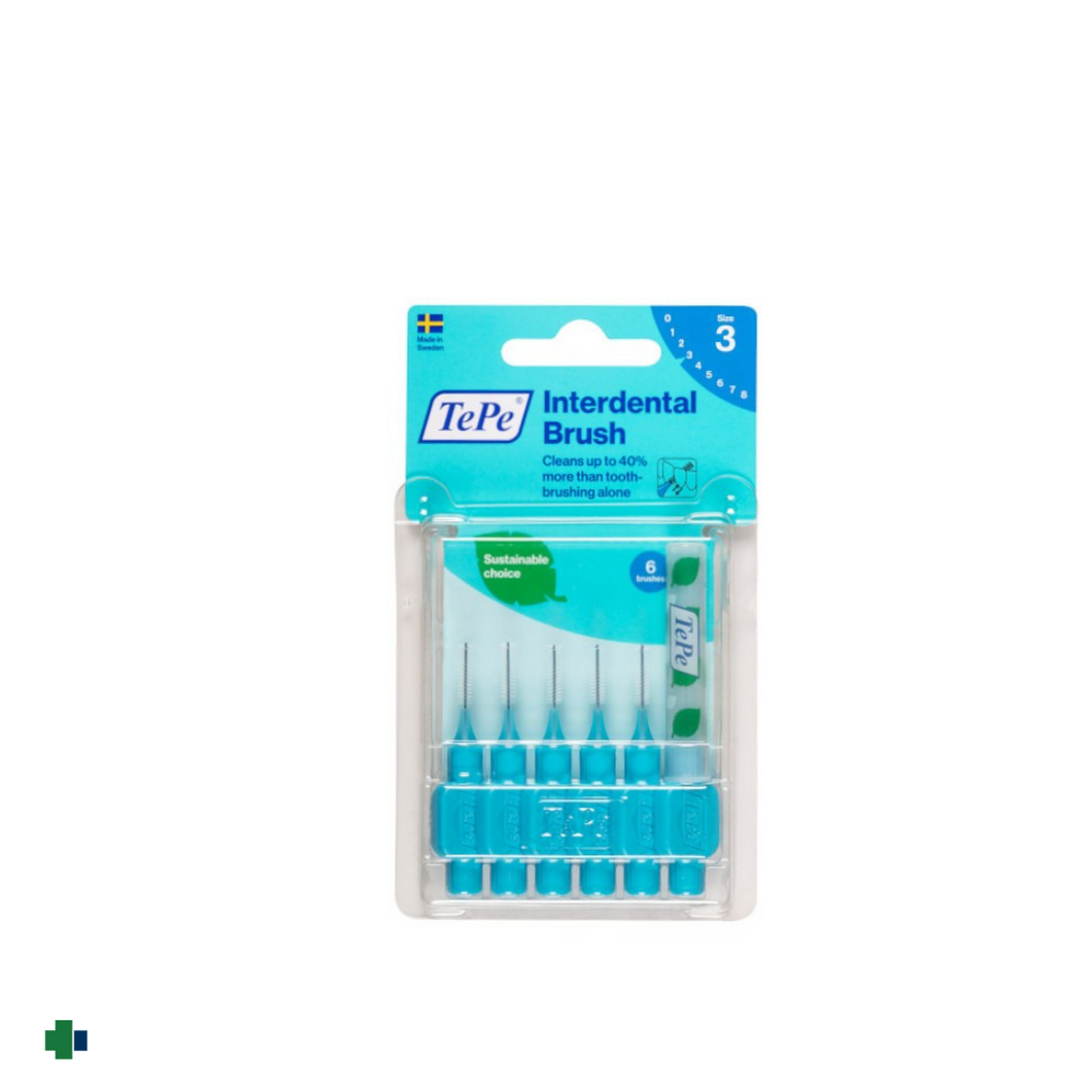 CEPILLO INTERDENTAL TEPE 0.6 MM AZUL