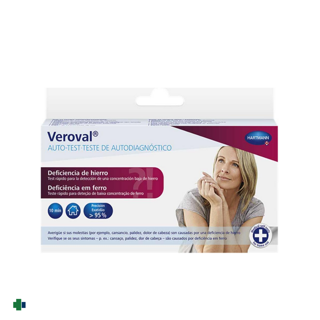 VEROVAL AUTO-TEST DEFICIENCIA DE HIERRO AUTODIAGNOSTICO