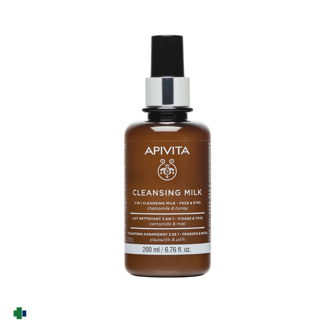 APIVITA 3 EN 1 LECHE LIMPIADORA CARA&OJOS  200 ML